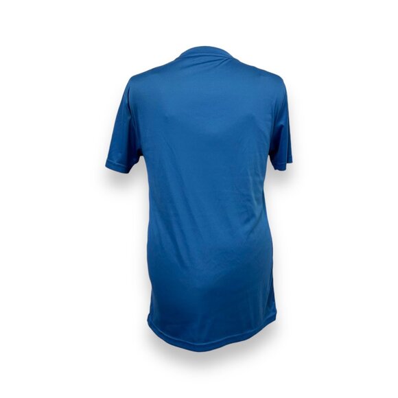 Sonic Mens Blue Graphic T-Shirt With Red Stripes 100% Polyester Size S - Picture 3 of 9